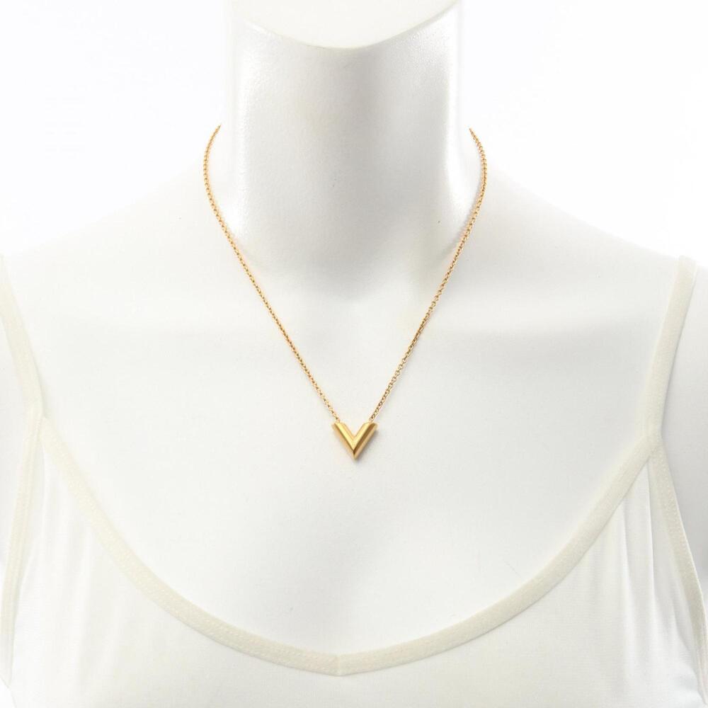 LOUIS VUITTON Gold Necklace - Picture 6 of 7